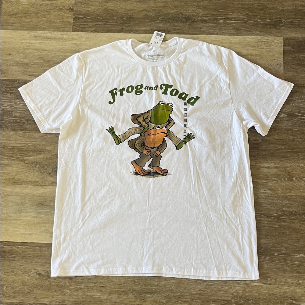 NWT Frog & Toad Men’s Graphic T-Shirt White Size XXL